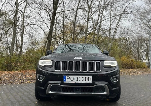 Jeep Grand Cherokee cena 105000 przebieg: 128000, rok produkcji 2013 z Poznań małe 121